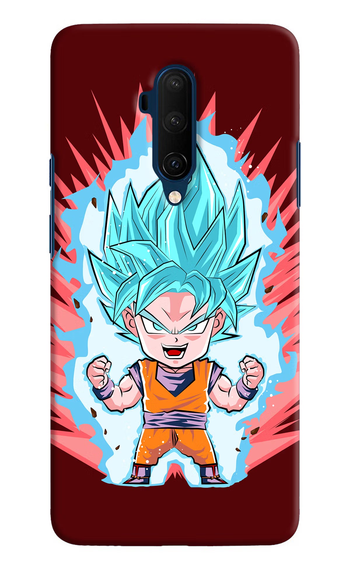 Goku Little Oneplus 7T Pro Hard Case Back Cover by Casekaro