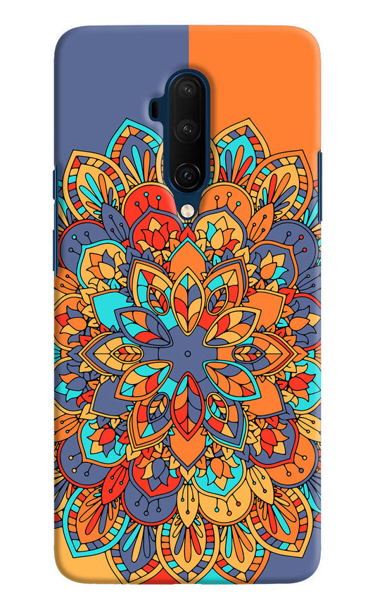 Color Mandala Oneplus 7T Pro Hard Case Back Cover by Casekaro