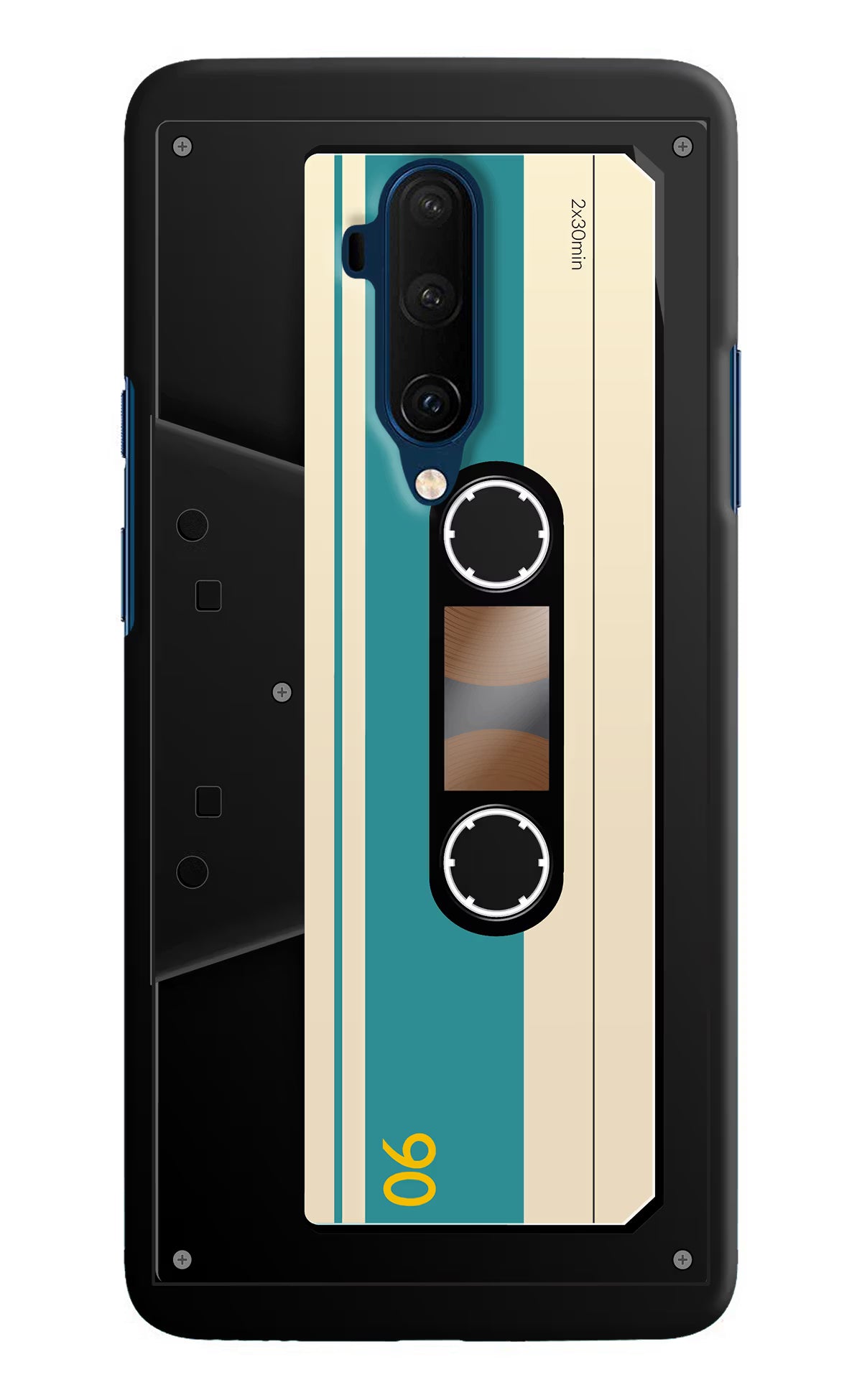 Cassette Oneplus 7T Pro Hard Case Back Cover by Casekaro