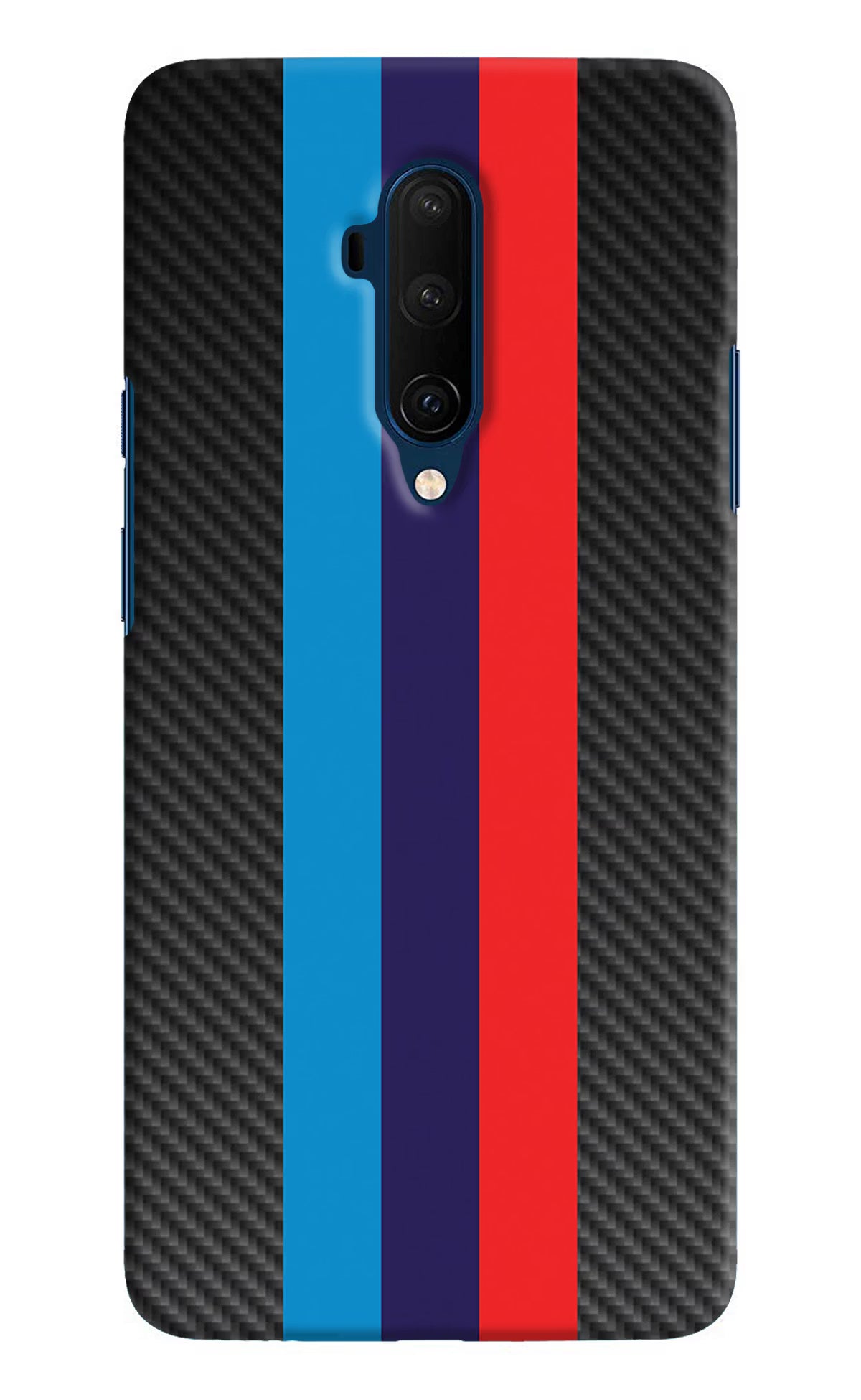 BMW Stripes Pattern Oneplus 7T Pro Hard Case Back Cover by Casekaro