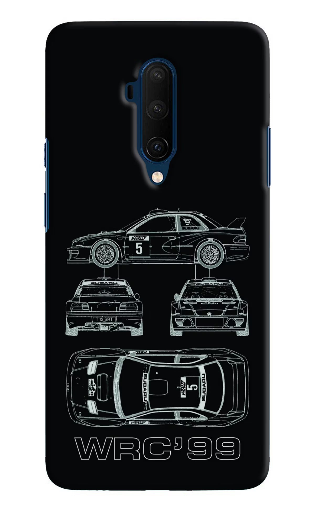 WRC'99 Oneplus 7T Pro Hard Case Back Cover by Casekaro