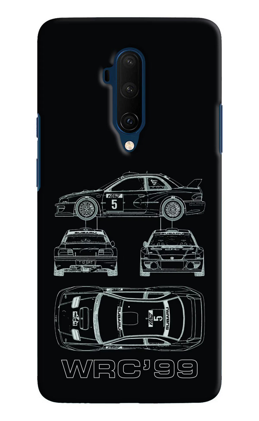 WRC'99 Oneplus 7T Pro Back Cover, Hard case