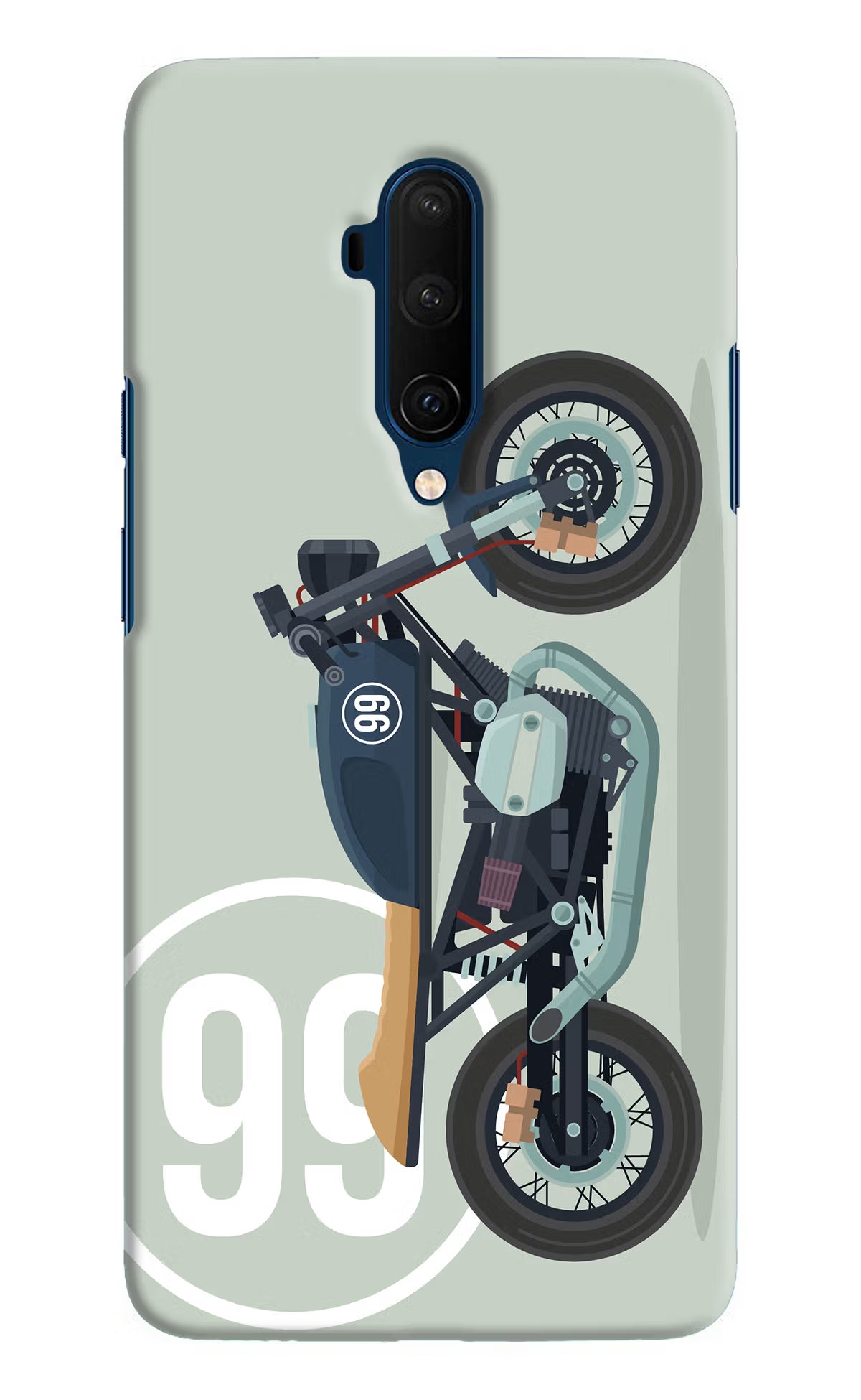 Classic Cafe Racer 99 Oneplus 7T Pro Hard Case Back Cover by Casekaro