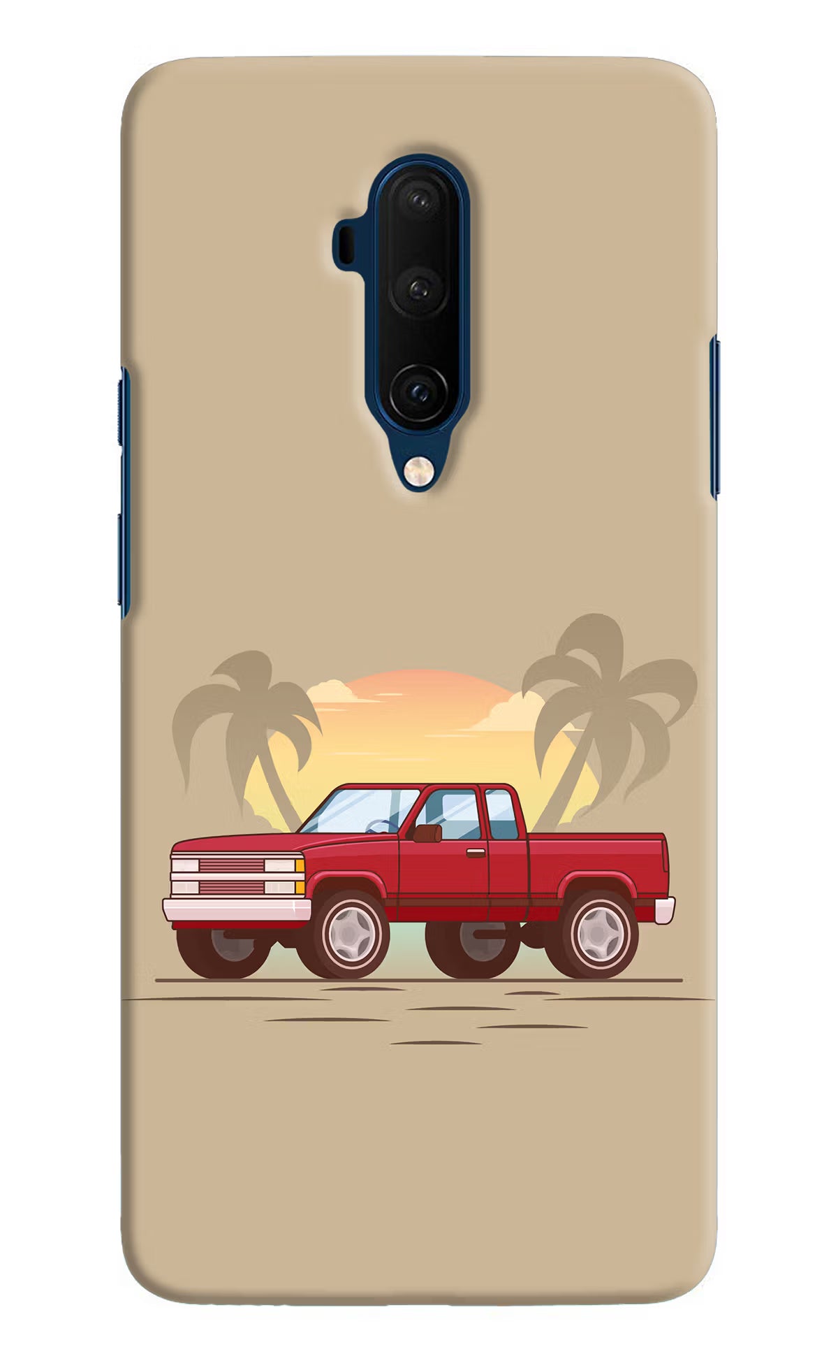 Desert Classic Drive Oneplus 7T Pro Hard Case Back Cover by Casekaro