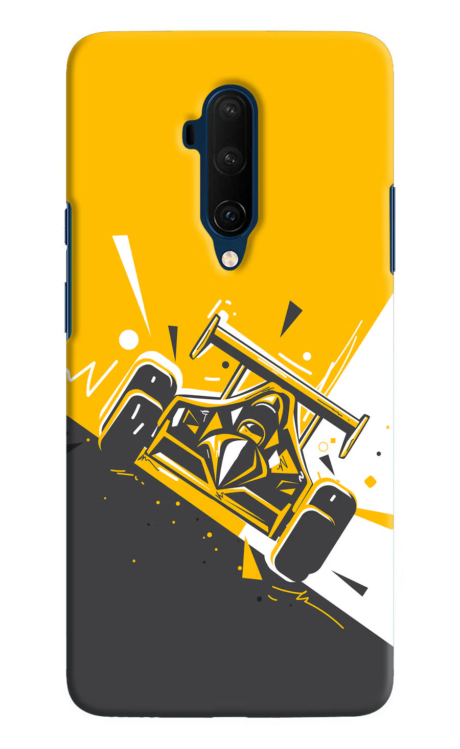 Track King Oneplus 7T Pro Back Cover, Hard case