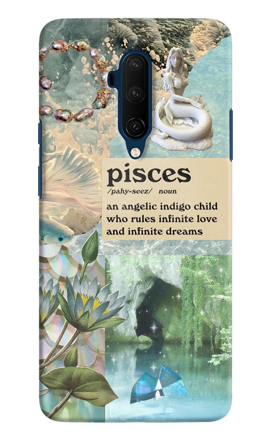 Pisces Zodiac Oneplus 7T Pro Hard Case Back Cover by Casekaro
