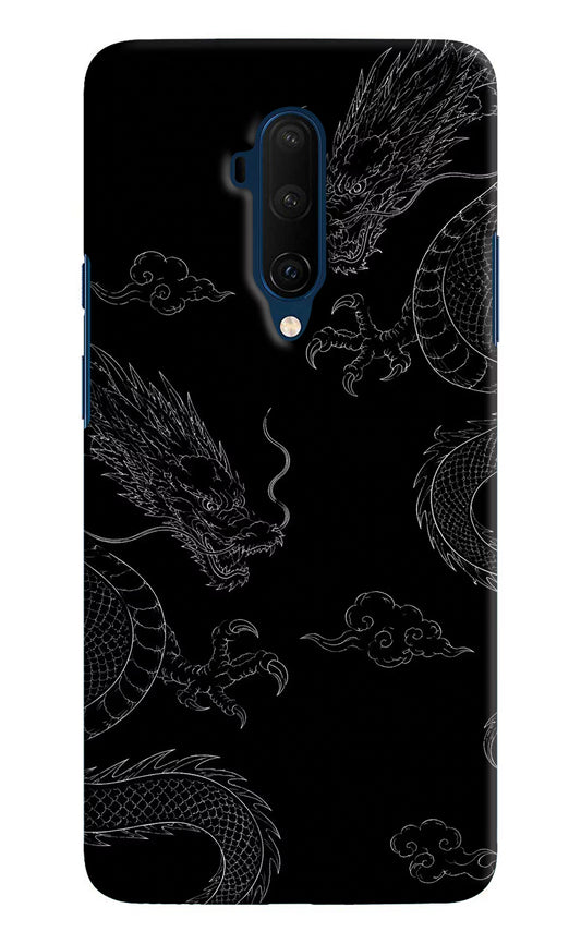 Twin Dragons Oneplus 7T Pro Hard Case Back Cover by Casekaro