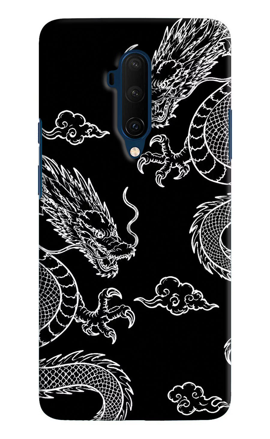 Twin Dragons Oneplus 7T Pro Back Cover, Hard case