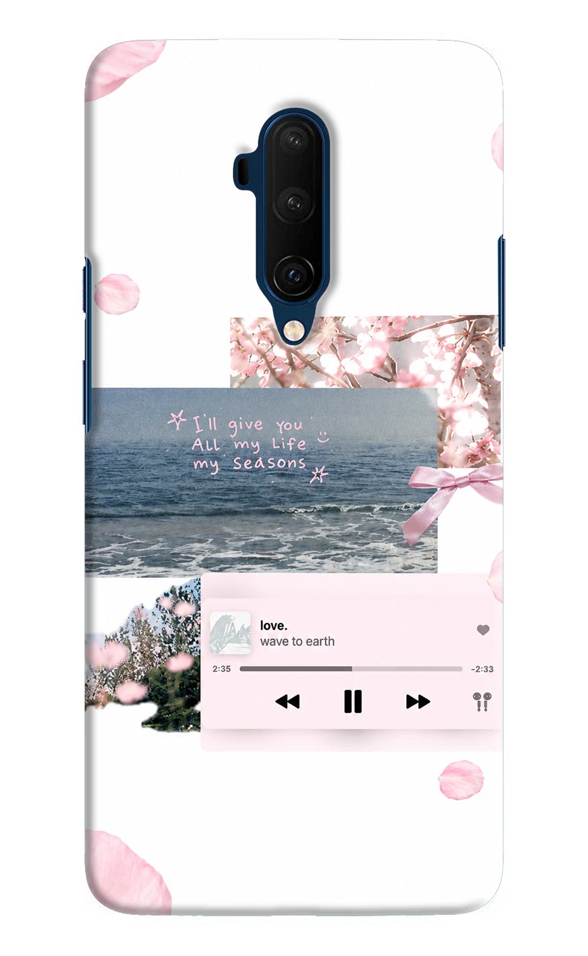 Wave to earth Oneplus 7T Pro Back Cover