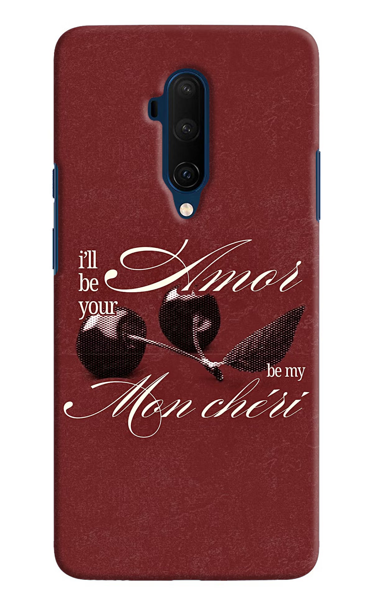 Velvet Cherry Oneplus 7T Pro Back Cover