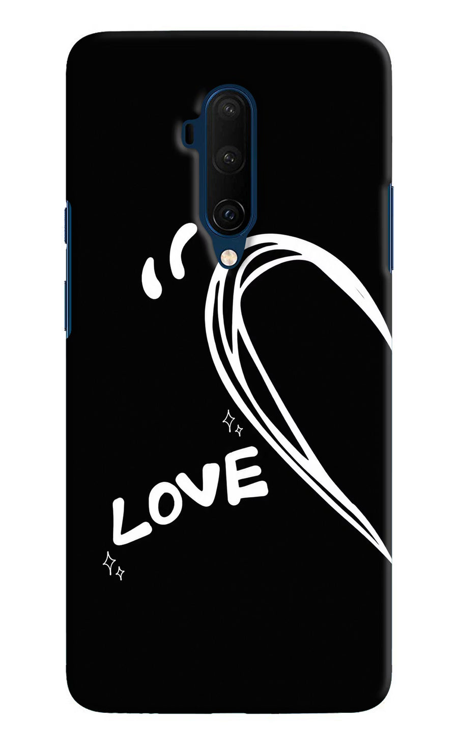 Love Line Oneplus 7T Pro Back Cover, Hard case