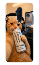 Gamer Cat Energy Oneplus 7T Pro Hard Case Back Cover by Casekaro