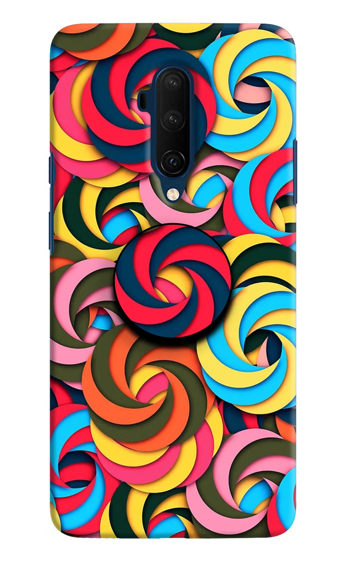 Spiral Pattern Oneplus 7T Pro Pop Case by Casekaro