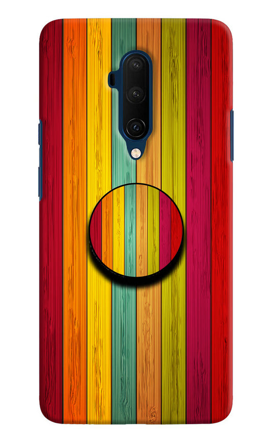 Multicolor Wooden Oneplus 7T Pro Pop Case by Casekaro