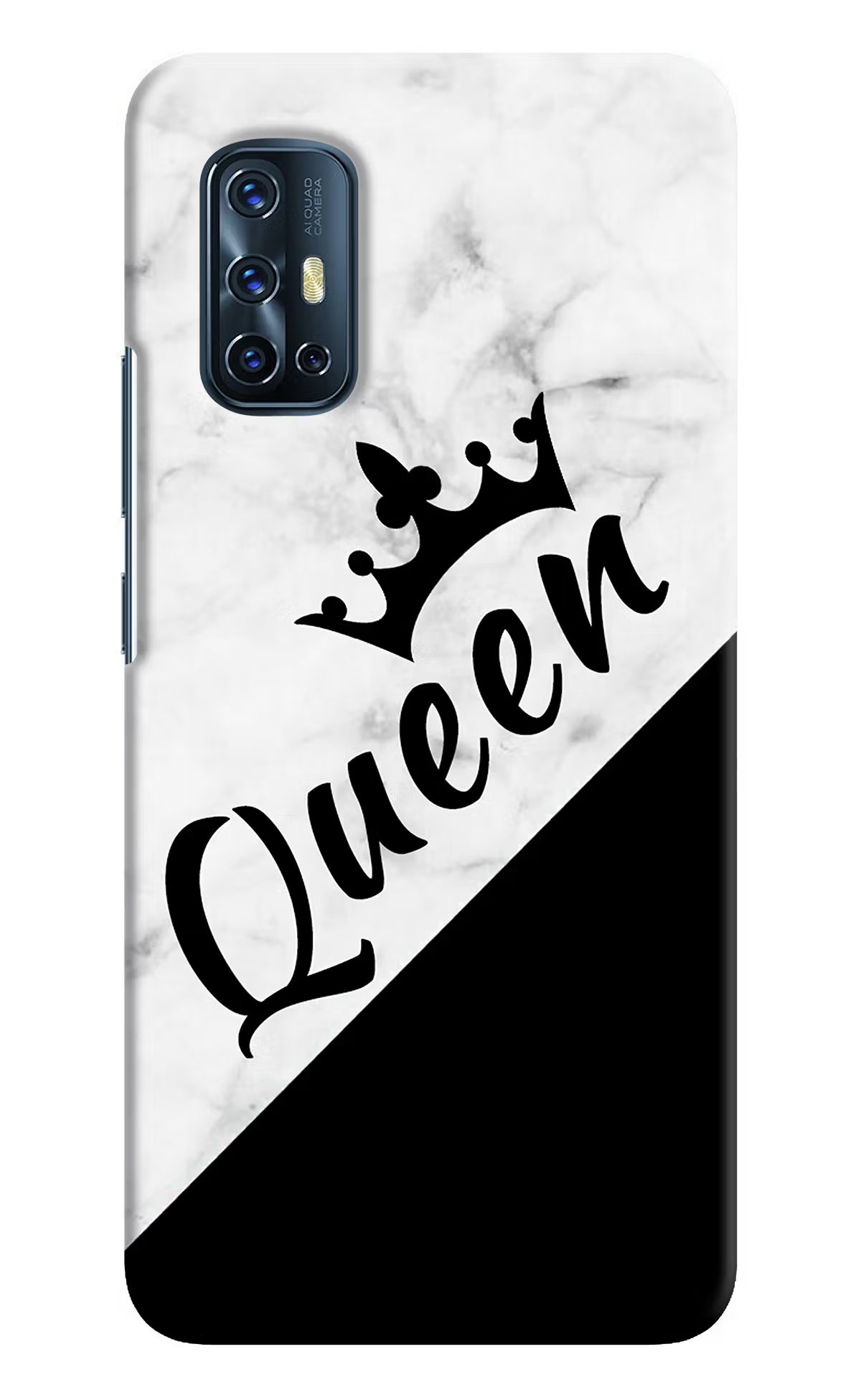 Queen Vivo V17 Hard Case Back Cover by Casekaro