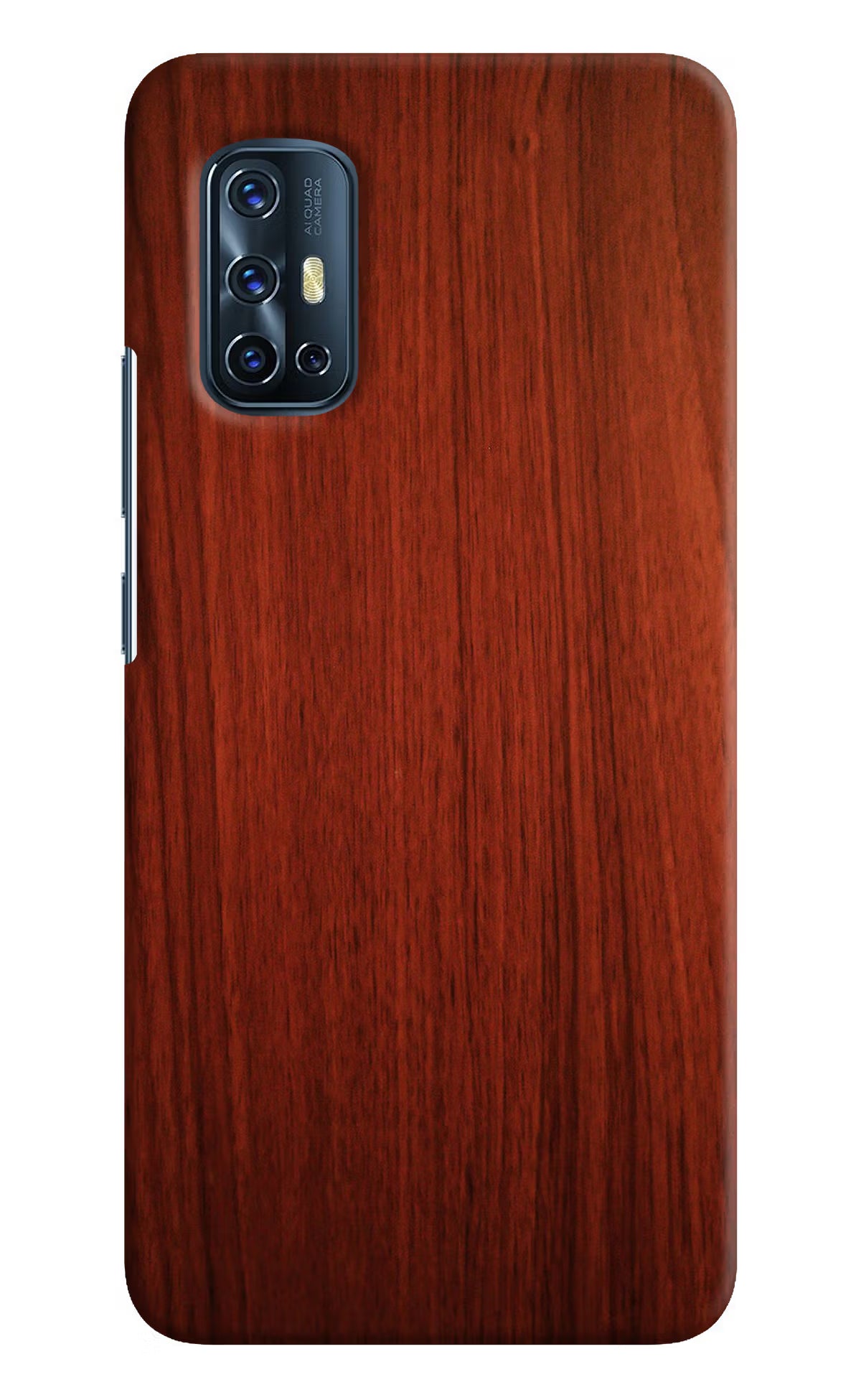 Wooden Plain Pattern Vivo V17 Hard Case Back Cover by Casekaro