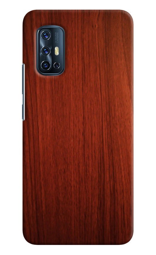 Wooden Plain Pattern Vivo V17 Hard Case Back Cover by Casekaro