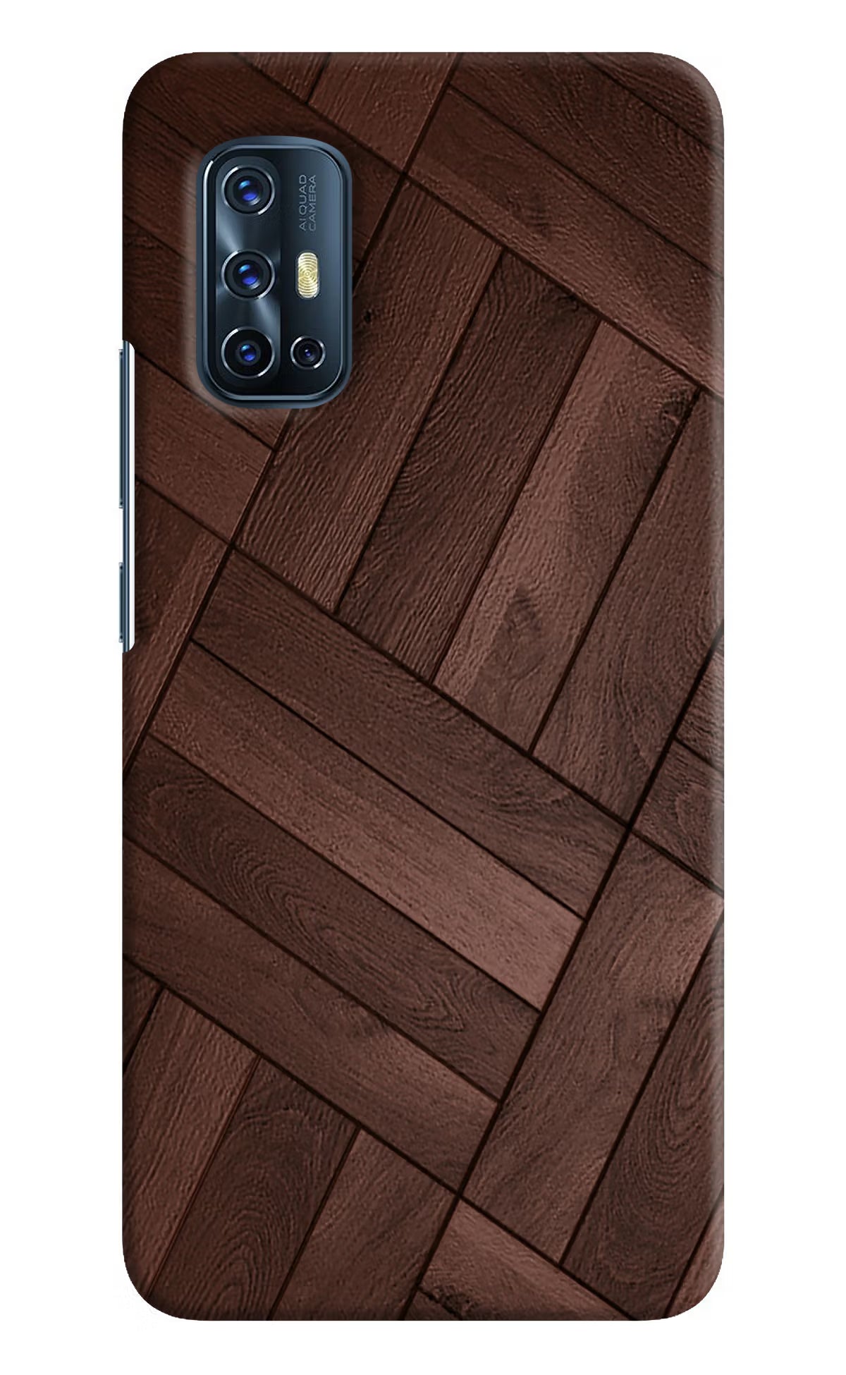 Wooden Texture Design Vivo V17 Hard Case Back Cover by Casekaro
