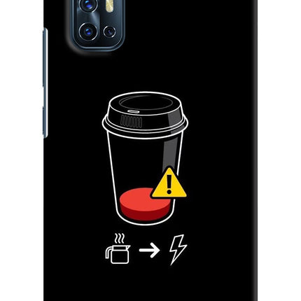 Coffee Vivo V17 Hard Case Back Cover by Casekaro