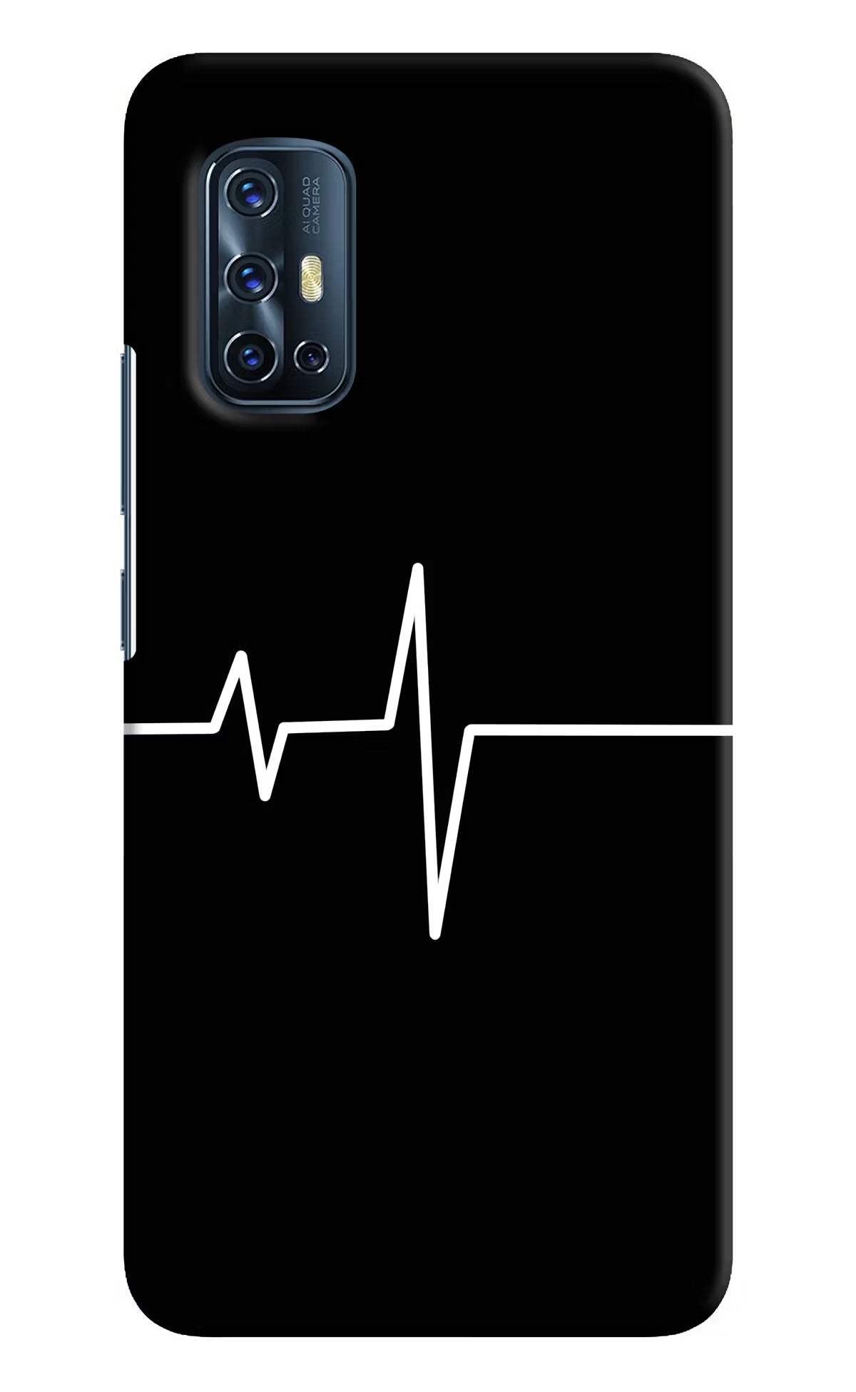 Heart Beats Vivo V17 Hard Case Back Cover by Casekaro