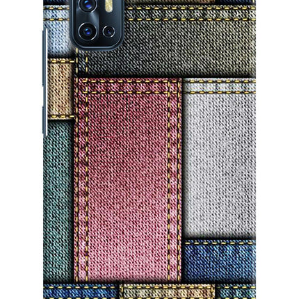 Multicolor Jeans Vivo V17 Hard Case Back Cover by Casekaro