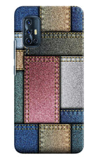 Multicolor Jeans Vivo V17 Hard Case Back Cover by Casekaro