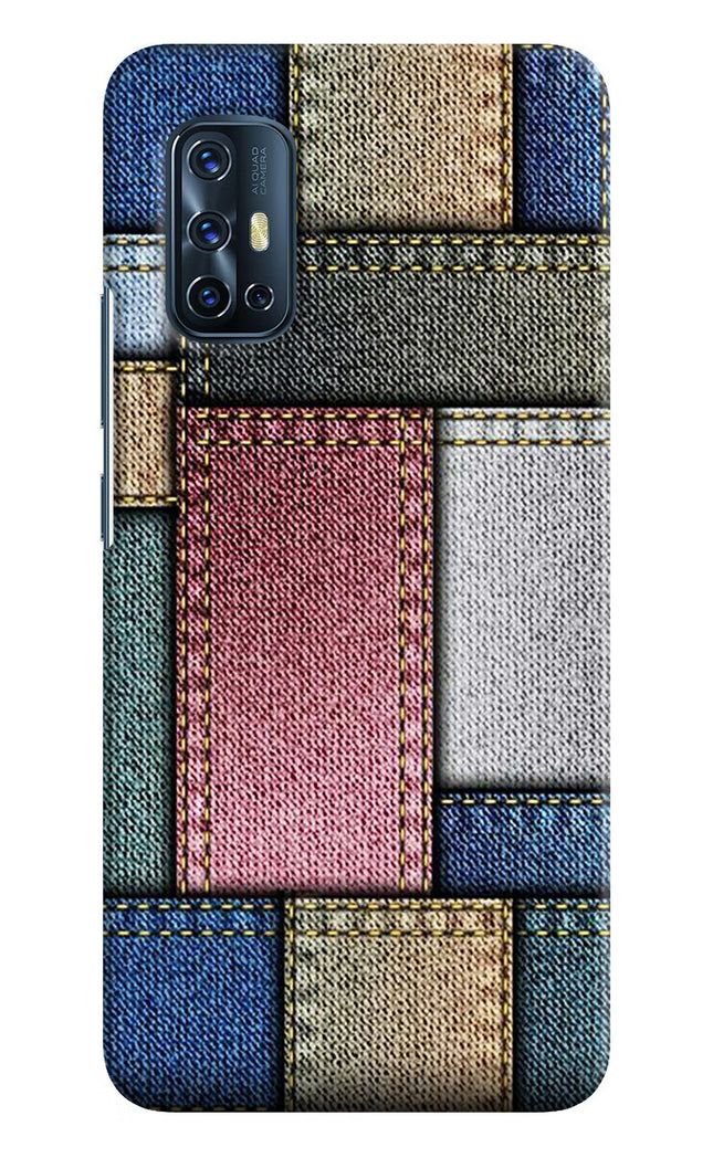 Multicolor Jeans Vivo V17 Hard Case Back Cover by Casekaro