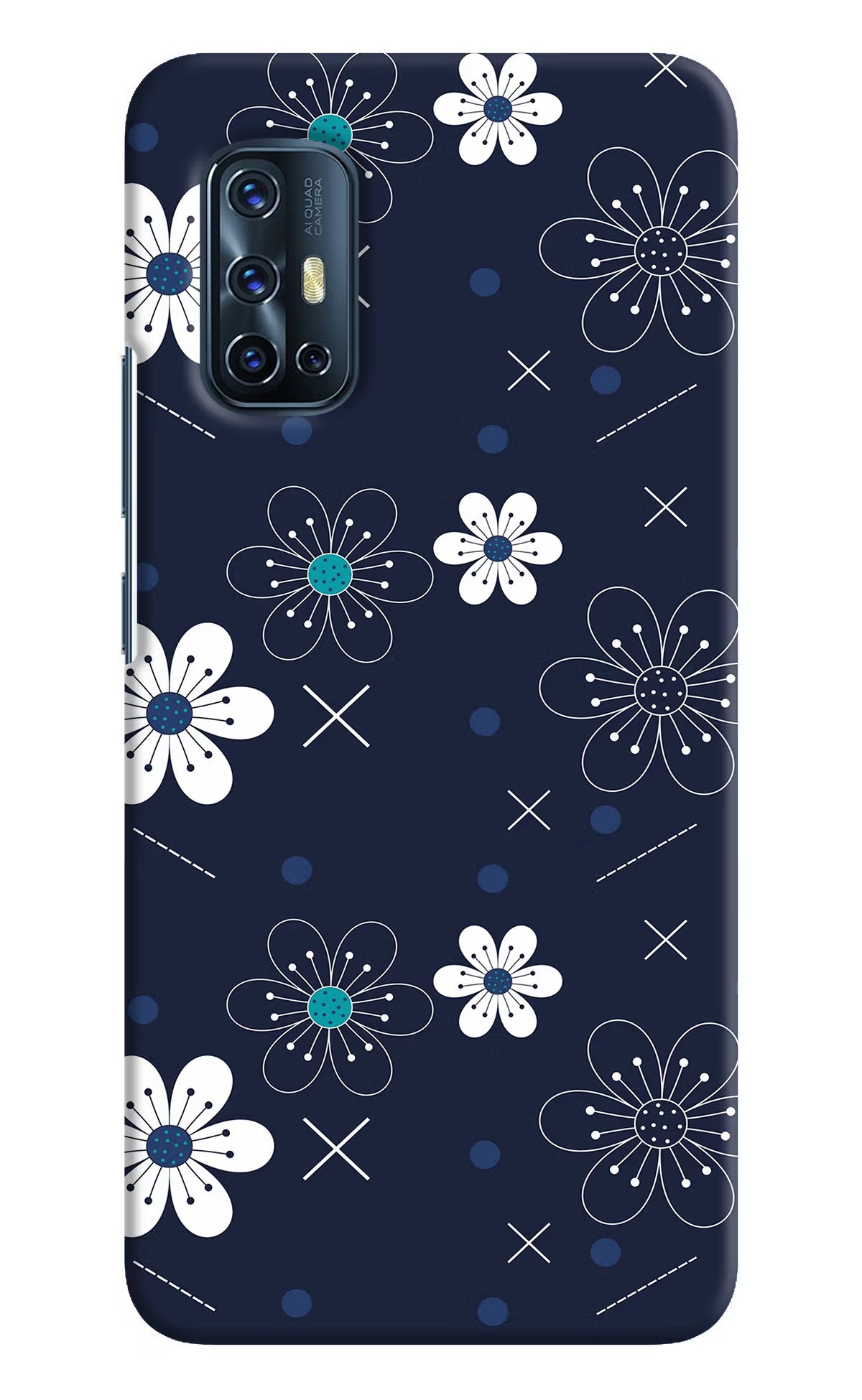 Flowers Vivo V17 Hard Case Back Cover by Casekaro