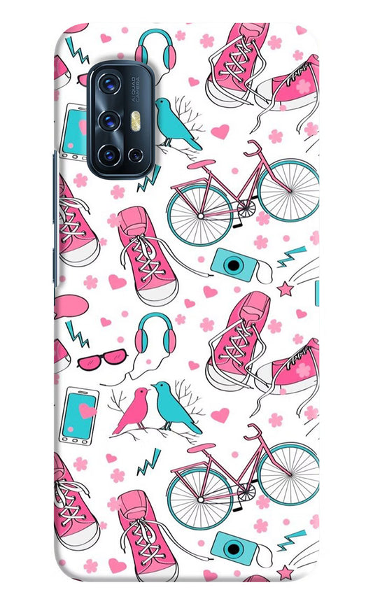 Artwork Vivo V17 Hard Case Back Cover by Casekaro