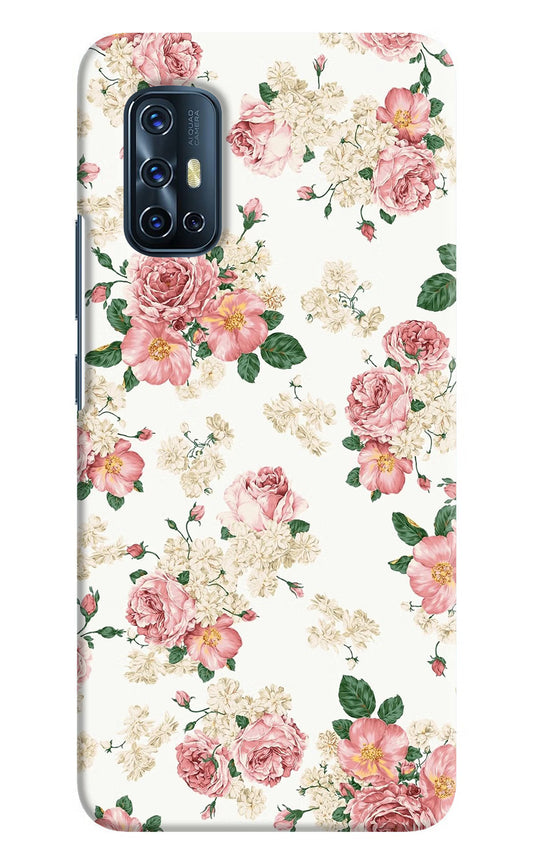Flowers Vivo V17 Hard Case Back Cover by Casekaro