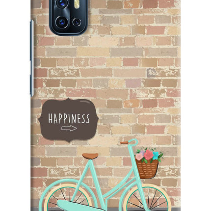 Happiness Artwork Vivo V17 Hard Case Back Cover by Casekaro