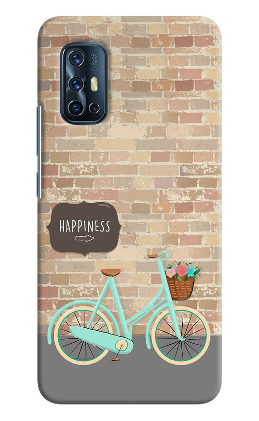 Happiness Artwork Vivo V17 Hard Case Back Cover by Casekaro