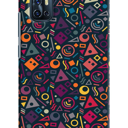 Geometric Abstract Vivo V17 Hard Case Back Cover by Casekaro