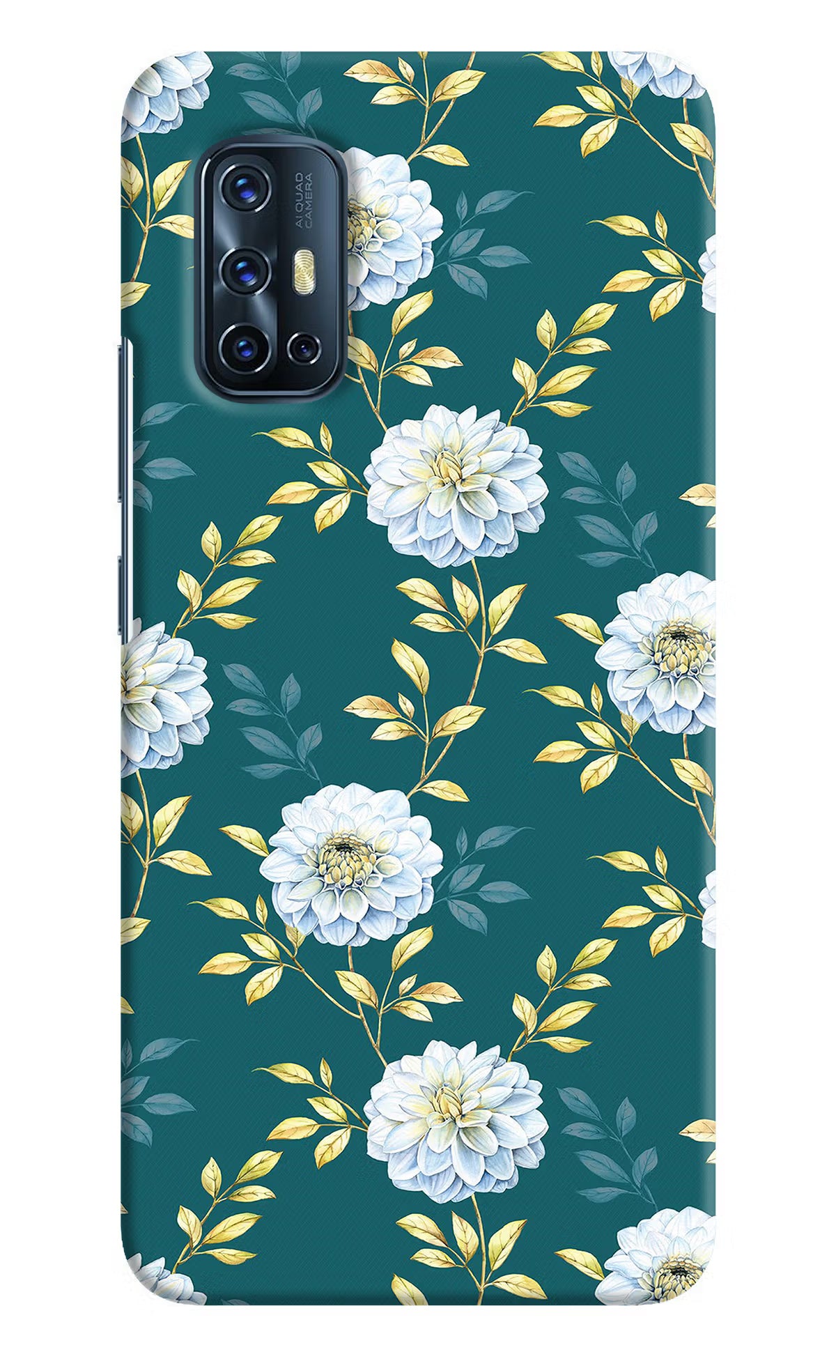 Flowers Vivo V17 Hard Case Back Cover by Casekaro