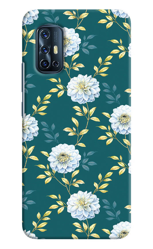 Flowers Vivo V17 Hard Case Back Cover by Casekaro