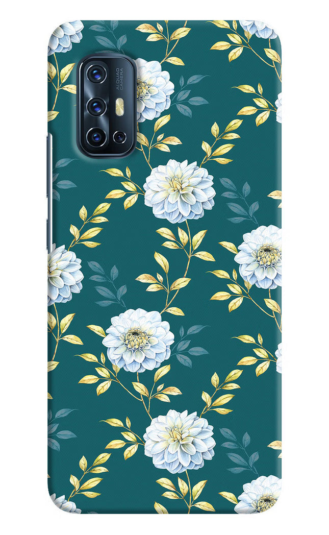 Flowers Vivo V17 Hard Case Back Cover by Casekaro