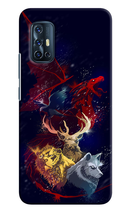 Game Of Thrones Vivo V17 Hard Case Back Cover by Casekaro