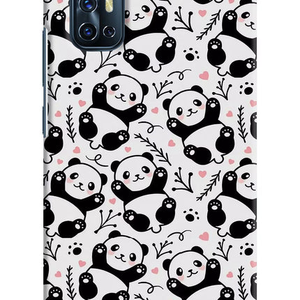 Cute Panda Vivo V17 Hard Case Back Cover by Casekaro