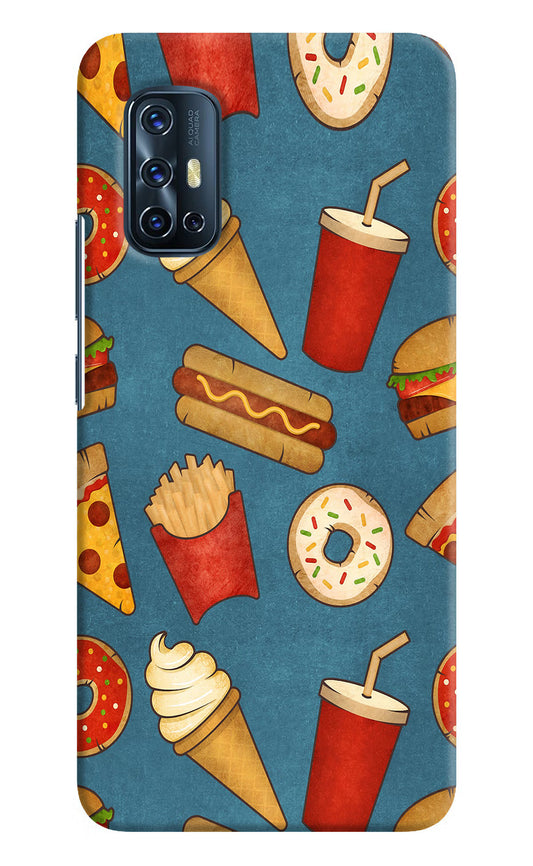 Foodie Vivo V17 Hard Case Back Cover by Casekaro