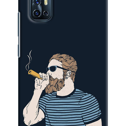 Smoking Vivo V17 Hard Case Back Cover by Casekaro