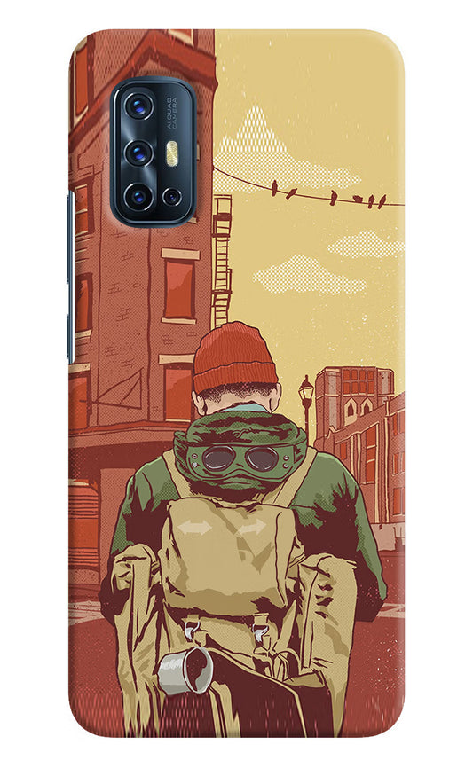 Adventurous Vivo V17 Hard Case Back Cover by Casekaro