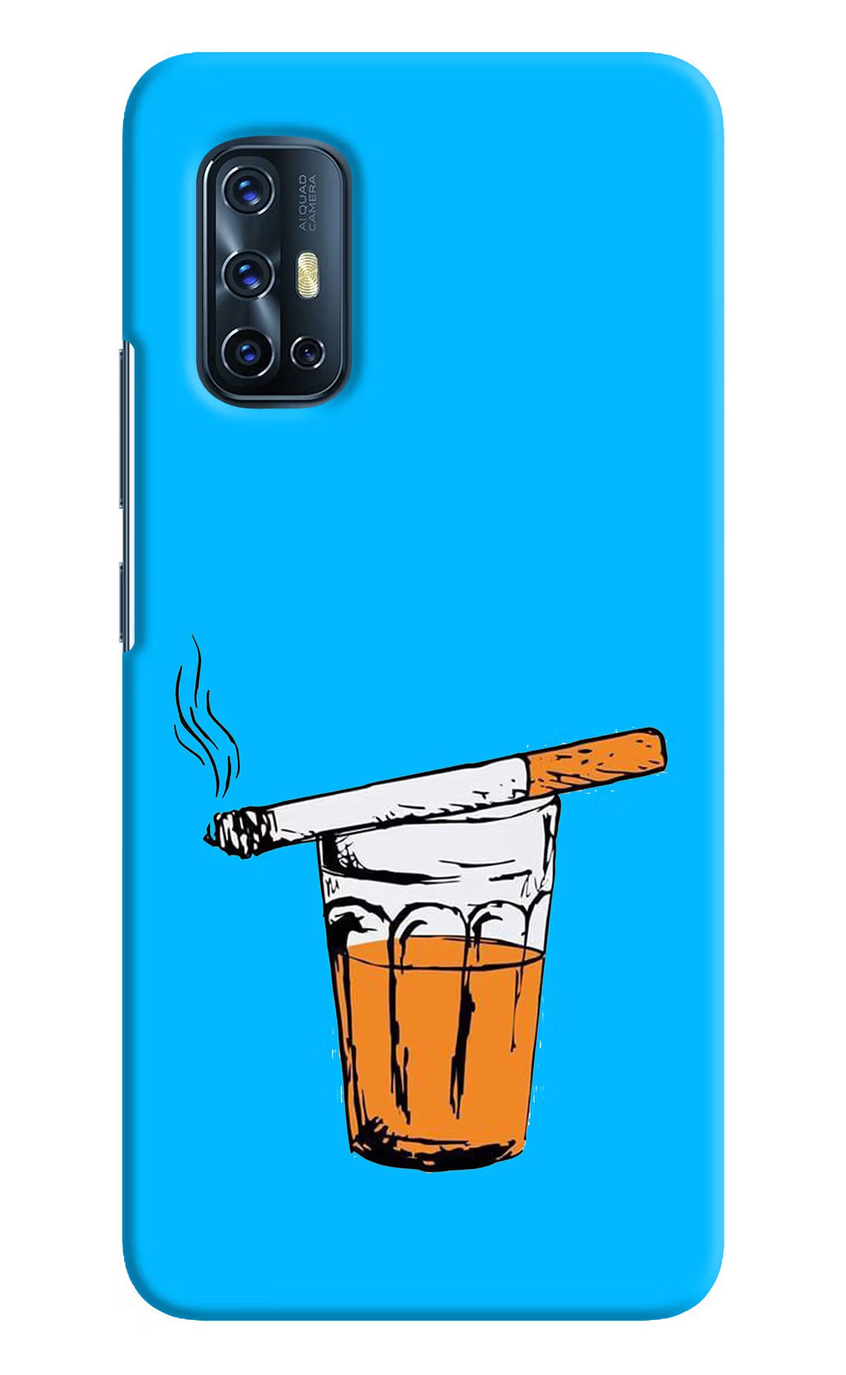 Chai Sutta Vivo V17 Hard Case Back Cover by Casekaro