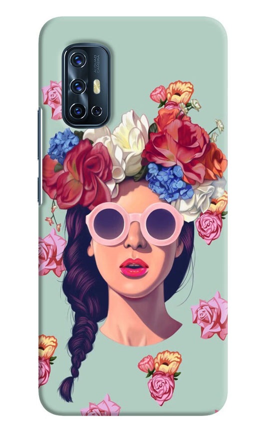 Pretty Girl Vivo V17 Hard Case Back Cover by Casekaro