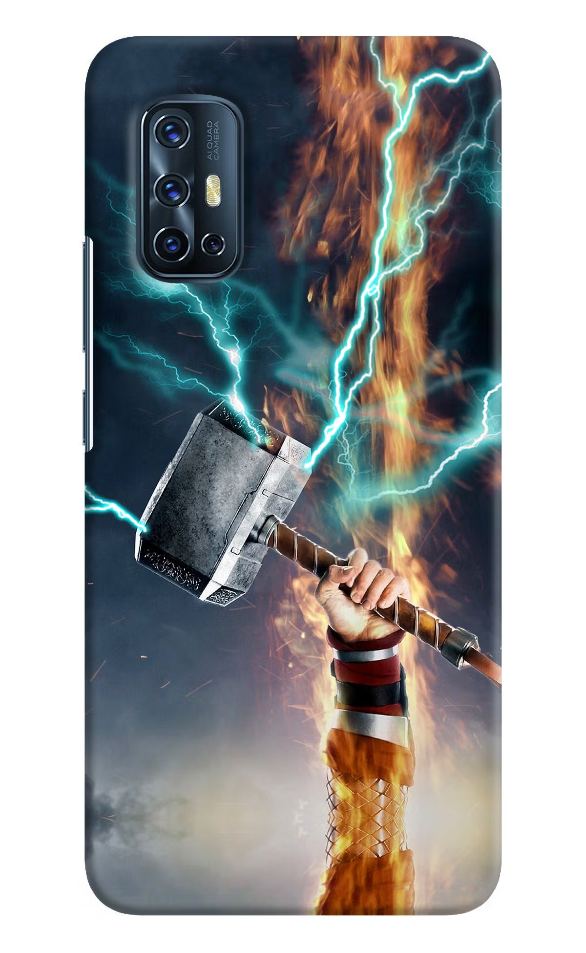 Thor Hammer Mjolnir Vivo V17 Hard Case Back Cover by Casekaro
