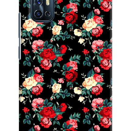 Rose Pattern Vivo V17 Hard Case Back Cover by Casekaro