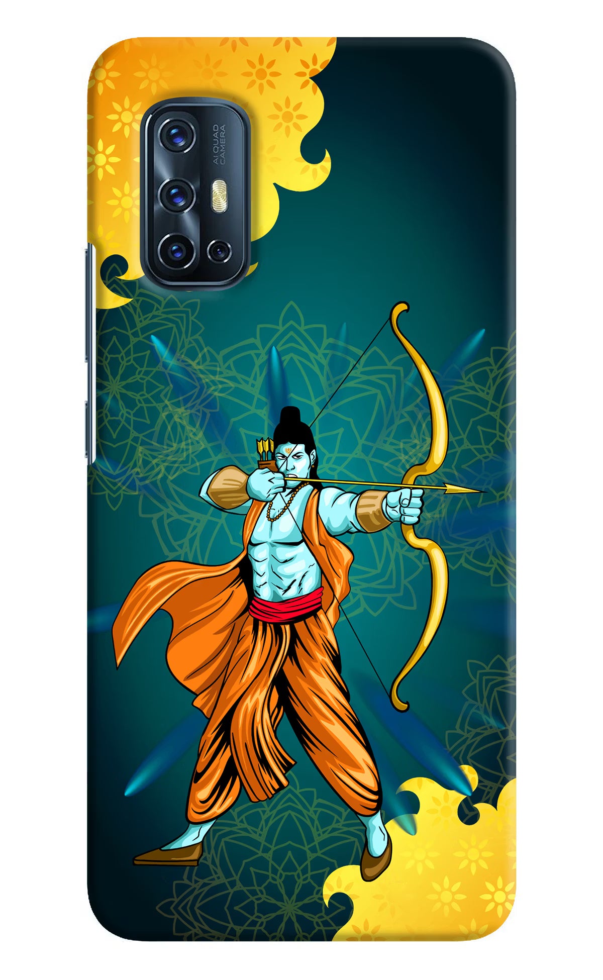 Lord Ram - 6 Vivo V17 Hard Case Back Cover by Casekaro