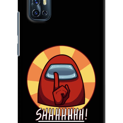 Among Us Shhh! Vivo V17 Hard Case Back Cover by Casekaro