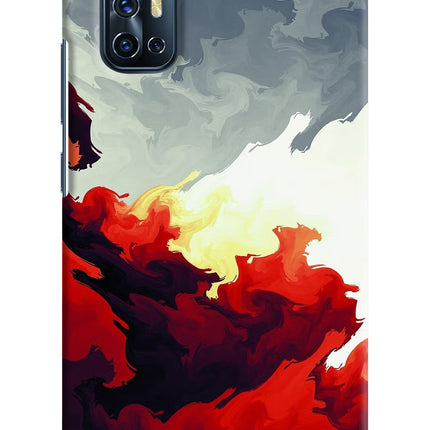 Fire Cloud Vivo V17 Hard Case Back Cover by Casekaro