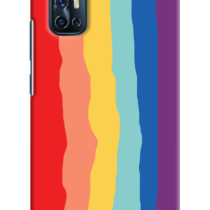 Rainbow Vivo V17 Hard Case Back Cover by Casekaro