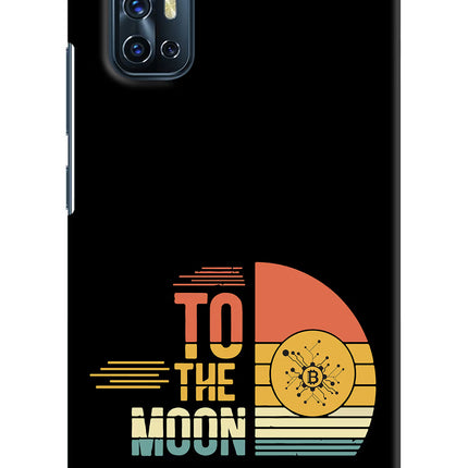 To the Moon Vivo V17 Hard Case Back Cover by Casekaro